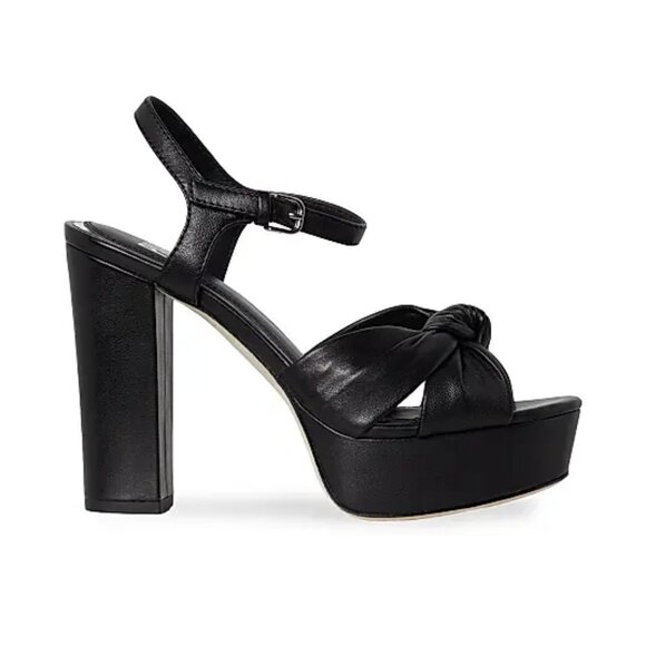 Paige Colbie Ankle Strap Leather Platform Sandals, Size 9.5, New in Box - Picture 1 of 12